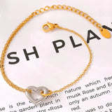 18K Gold-Plated Heart Bracelet - V.I.P Digital Presence