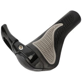 Mountain Bike Ergonomic Vice Handle Claw Handle Aluminum Alloy Grip (A Horn)