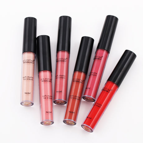 Velvet Matte Lip Glaze Suit Waterproof Non Stick Cup Color Fast Lipstick Lip Color - V.I.P Digital Presence