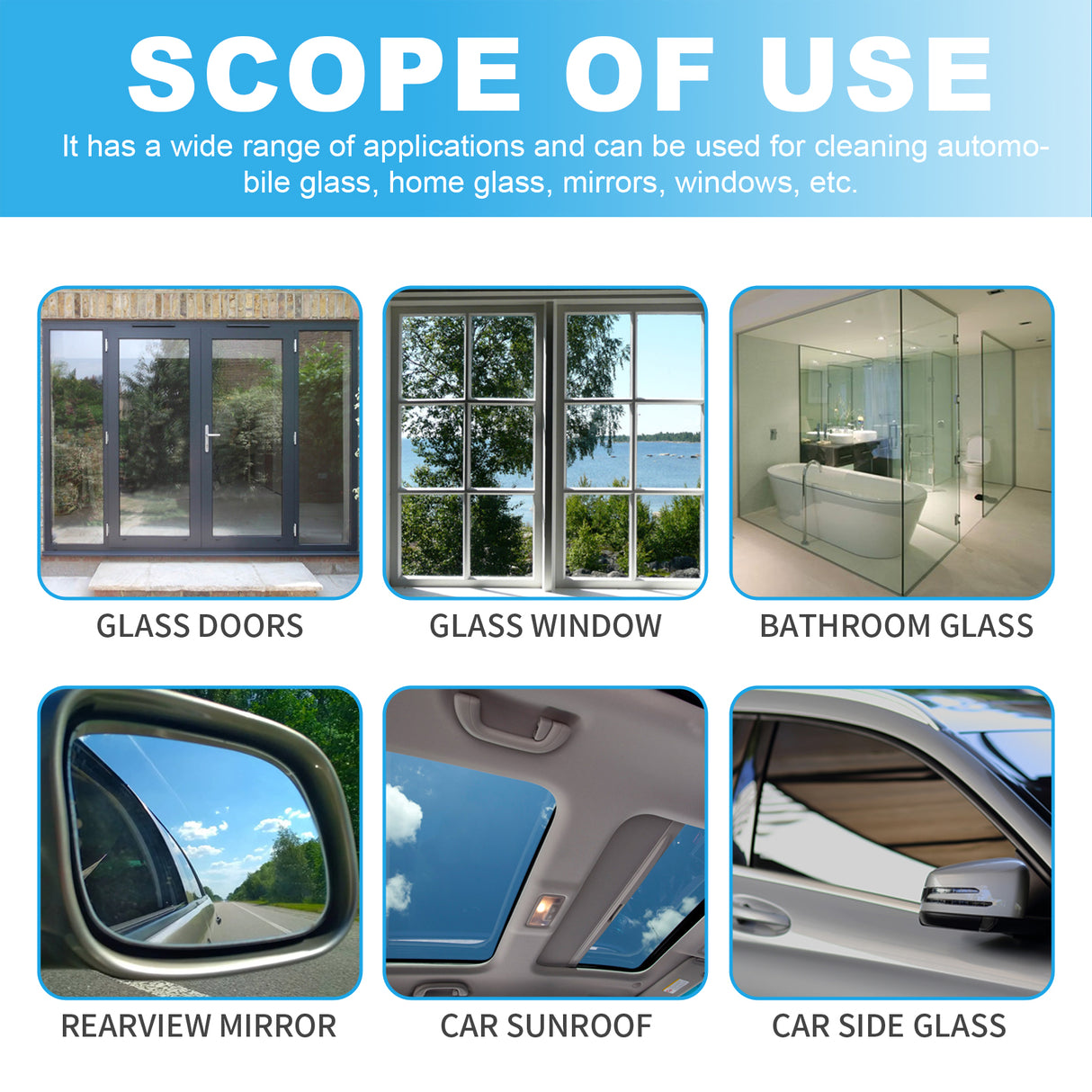Glass Cleaning Sheet Car Rearview Mirror Sunroof Bathroom Glass Water Stain And Scale Mirror Decontamination - V.I.P Digital Presence