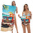 Two-in-One Foldable Beach Towel Printed Bath Towel All-In-One Beach Towel with Storage Bag - V.I.P Digital Presence