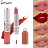 Double-Headed Non-Stick Cup Matte Matte Lip Gloss Two-In-One Matte Bean Paste Does Not Fade With Cup Lipstick Female - V.I.P Digital Presence