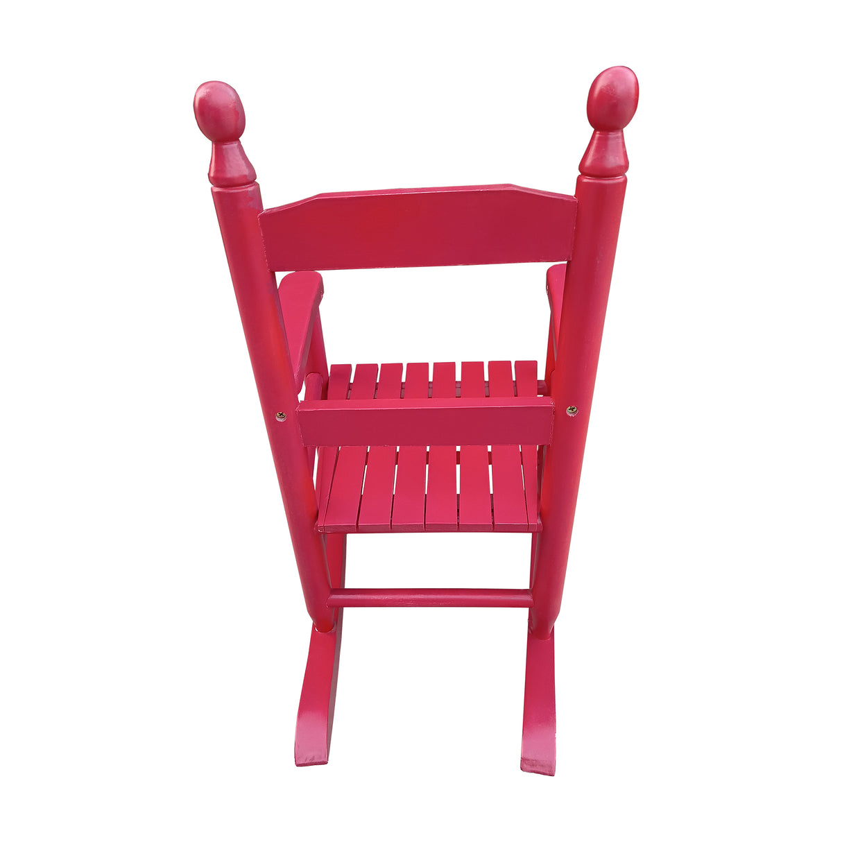 Children's rocking red chair Indoor or Outdoor -Suitable for kids-Durable Solid Wood