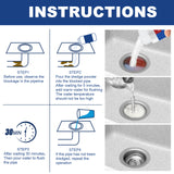 JUE-FISH Drain Gel Pipe Unclogger, Kitchen Bathroom Sewer Odor Cleaning Dissolves Dredging To Prevent Clogging - V.I.P Digital Presence