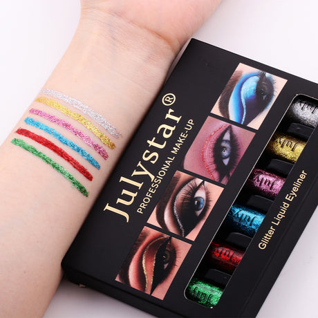 Colorful Extra Fine eyeliner Pen eyeliner Set Waterproof Colorless White Pearl Eyeliner - V.I.P Digital Presence