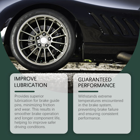 Automotive Brake Caliper Grease, Silicon-Based Lubricant Caliper Anti-Bite Maintenance Grease - V.I.P Digital Presence