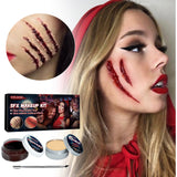 SFX Makeup Kit, Makeup Props Scar Makeup Scary Atmosphere Party Makeup Set - V.I.P Digital Presence