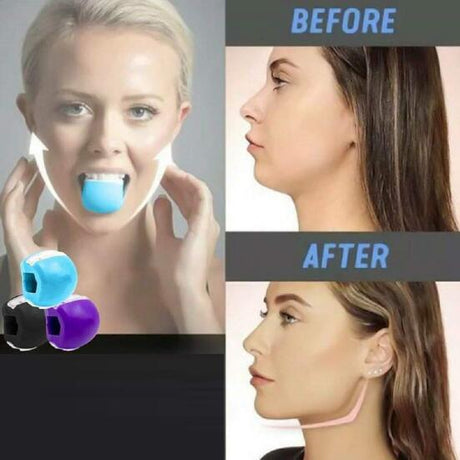 Face Fitness Ball & Facial Toner Exerciser Facial Muscle Training Silicone Face-lift Masseter - V.I.P Digital Presence