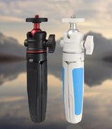 Mini desktop selfie stick tripod handheld photography live vlog camera mobile phone portable telescopic stand - V.I.P Digital Presence