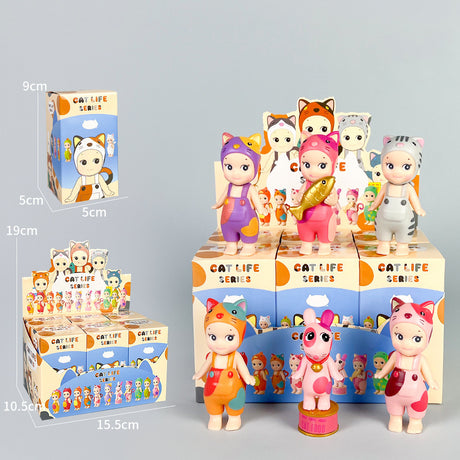 Party Angel Cheek Blind Box Car Ornament Mobile phone Decoration Handmade Anime Doll Finished End Box - V.I.P Digital Presence