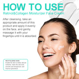 Retinol Care Cream, Brightening, Moisturizing, Tender, Firming And Smoothing Skin Cream For Fine Lines And Wrinkles