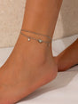 Beach Anklet Star Butterfly Chain Imitation Pearl Foot Chain Ocean Wind Shell Dolphin Foot Jewelry - V.I.P Digital Presence
