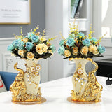 Ceramic countertop vase living room flower arrangement TV cabinet decoration creative interior decoration vase - V.I.P Digital Presence