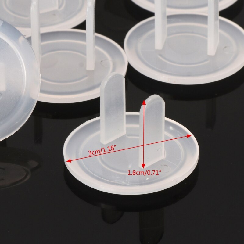 10pcs US Child Safety Electrical Outlet Cover Plugs for Power Socket Guard Baby Protection Anti Electric Shock Rotate Protector - V.I.P Digital Presence