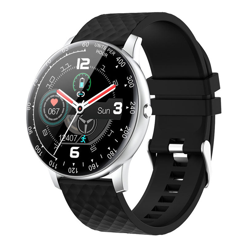 Reloj inteligente para hombres y mujeres, monitor de actividad física, monitor de ritmo cardíaco y presión arterial, reloj inteligente, dispositivos portátiles, pulsera inteligente para Android e iOS. 