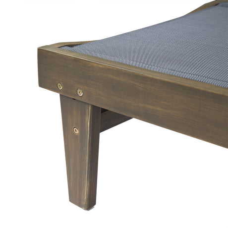 SUMMERLAND CHAISE LOUNGE - DARK GREY MESH - V.I.P Digital Presence