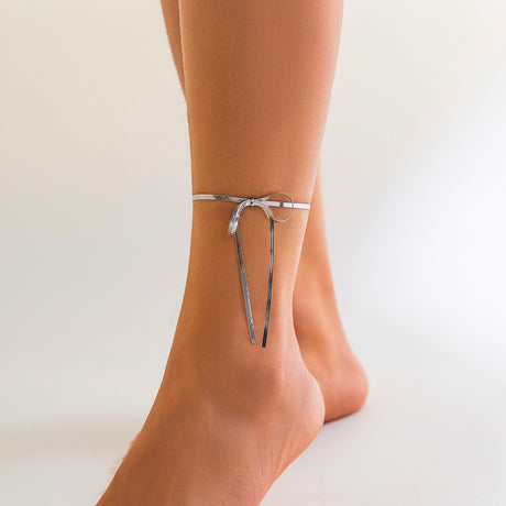 Simple and cool butterfly bow long ankle chain Anklet fashion versatile chain - V.I.P Digital Presence