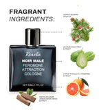 Noir Male Feromone Attraction Cologne, Fragrance Refreshing Mild Not Pungent Lasting Fragrance Release Charm Date Atmosphere Perfume - V.I.P Digital Presence