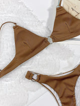 Plunge Spaghetti Strap Swim Set - V.I.P Digital Presence