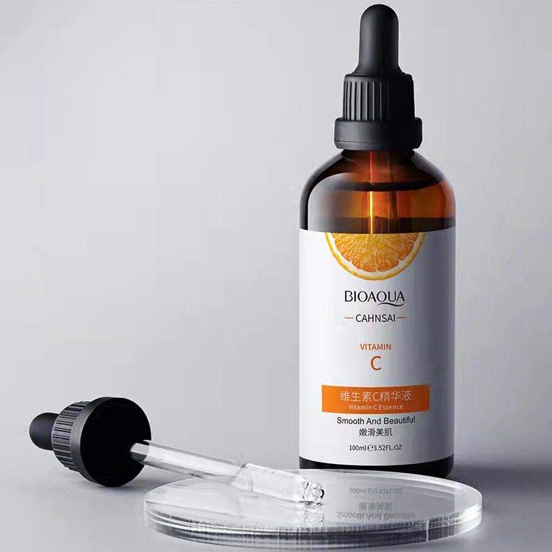 Boquanya Vitamin C essence Solution Moisturizing and staying up late for repairing, brightening skin tone, mild oil control esse - V.I.P Digital Presence