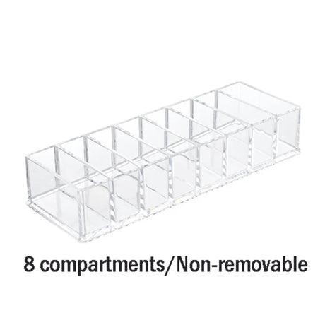 Household Transparent Divided Cosmetic Storage Box Sorting and Detachable Plastic Desktop Storage Box - V.I.P Digital Presence