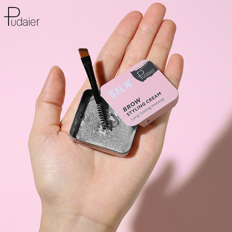 Pudaier Natural Wild Brow Styling Soap Eyebrow Cream Colorless Moisturizing Natural - V.I.P Digital Presence