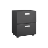 Office furniture Copier Cabinet black 2 door steel copier stand mobile pedestal file Printer Stand - V.I.P Digital Presence