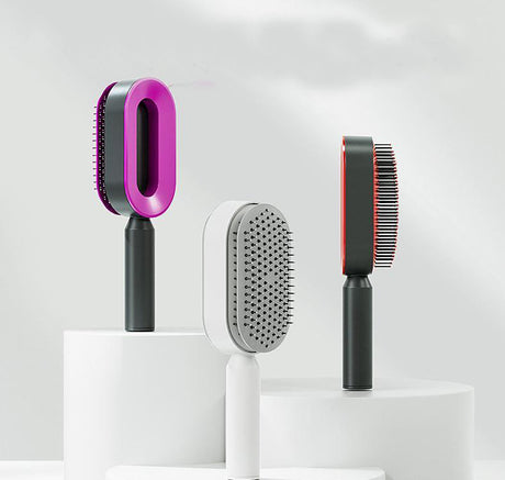 Pressing type cleaning design air cushion comb for women's long hair, specialized airbag massage comb, household hair comb - V.I.P Digital Presence