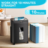 Paper Shredder Cross Cut 15 Sheets Heavy Duty Low Noise Large Capacity Paper Cutter - V.I.P Digital Presence
