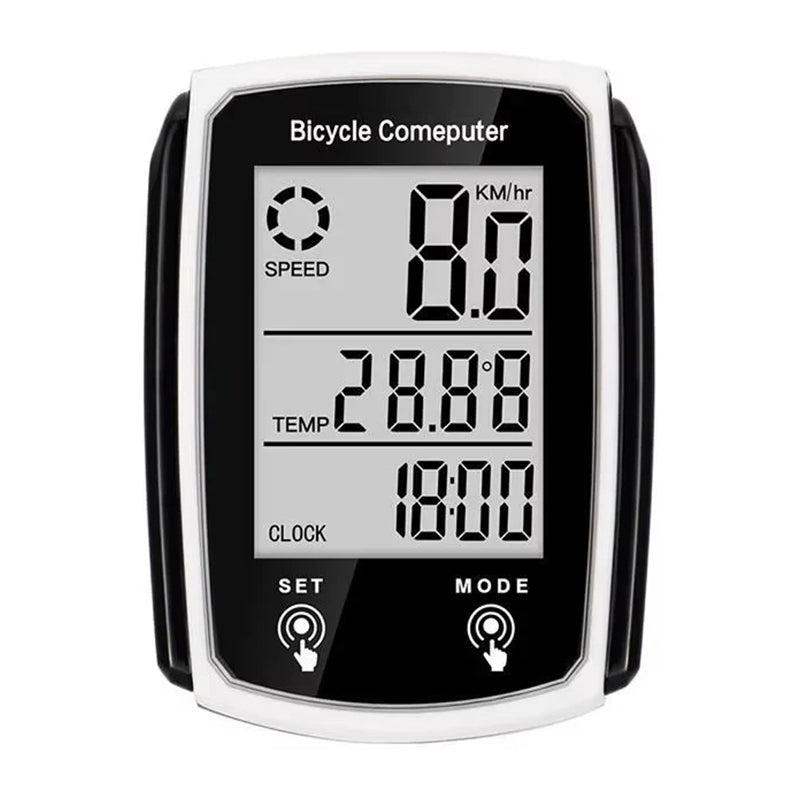 Wired LCD Digital Bicycle Computer - Speedometer and Odometer with Backlight, a Must - have Bike Accessory - V.I.P Digital Presence