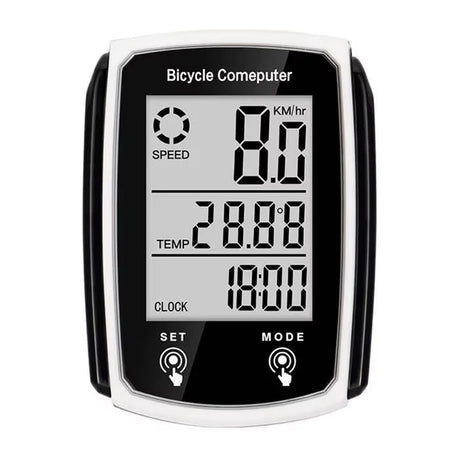 Wired LCD Digital Bicycle Computer - Speedometer and Odometer with Backlight, a Must - have Bike Accessory - V.I.P Digital Presence