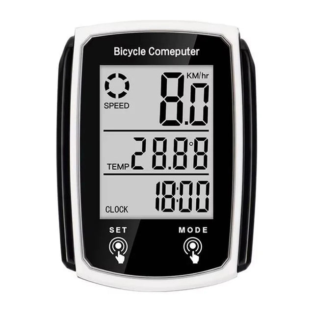 Wired LCD Digital Bicycle Computer - Speedometer and Odometer with Backlight, a Must - have Bike Accessory - V.I.P Digital Presence