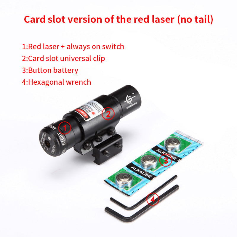Mini Infrared Laser Sight Adjustable Red Laser Sight Up And Down, Left And Right, Card Slot Width Interchangeable - V.I.P Digital Presence