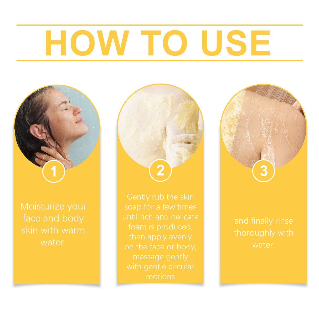 Turmeric Herbal Beauty Soap Deep Cleansing Moisturizing Refreshing Oil Control Body Care Bath Soap - V.I.P Digital Presence