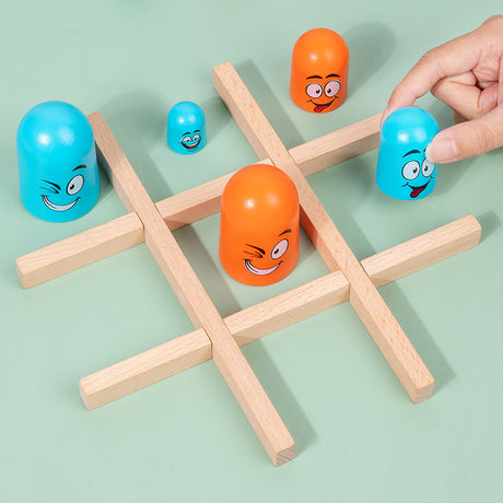 Preschool board game nesting doll face changing cross chess training intelligence parent-child interactive puzzle toy - V.I.P Digital Presence