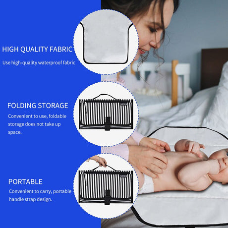 Foldable Baby Changing Mat Portable Travel Outdoor Waterproof Care Baby Changer Diape Infant Napping Changing Cover Pads - V.I.P Digital Presence