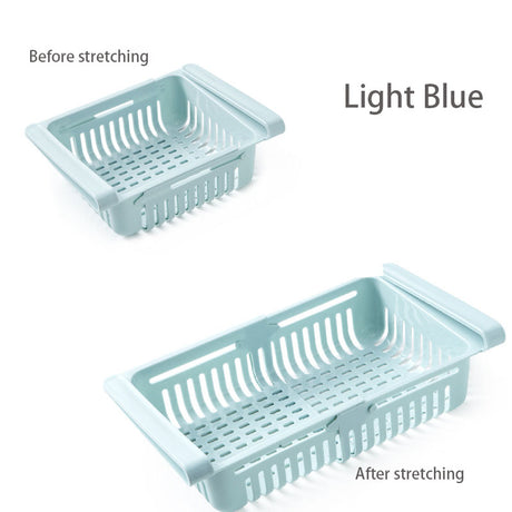 Retractable Refrigerator Divider Organizing Storage Rack Home Storage Rack Preservation Pull-Out Classification Box Refrigerator Partition Frame - V.I.P Digital Presence