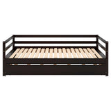 Twin or Double Twin Daybed with Trundle Espresso