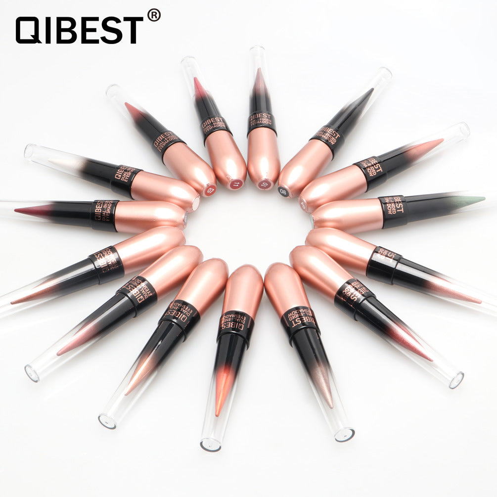 QIBEST Charm Dual-Purpose Pen Silky And Dynamic Eyeliner Soft Texture Eye Shadow Cream Eye Shadow Stick - V.I.P Digital Presence