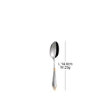 304 stainless steel knife, fork, spoon, hotel Western tableware, steak knife, fork, dessert spoon, fork, 4 piece  set - V.I.P Digital Presence