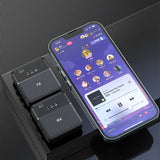 Wireless microphone lavalier style live streaming device anchor receiver mobile phone recording outdoor video microphone - V.I.P Digital Presence