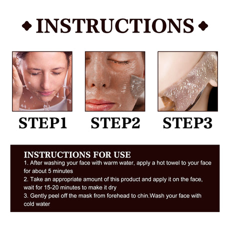 Black Tea Extract Cleansing Mask, Clean And Delicate Pore Brightening Skin Rejuvenating Daub Type Facial Mask - V.I.P Digital Presence