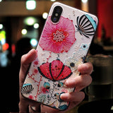Eqvvol Cute 3D Emboss Cartoon Patterned Phone Case For iphone X 8 7 6 6S Plus Cases Soft Silicone Cover For iphone 5 5s SE Coque - V.I.P Digital Presence