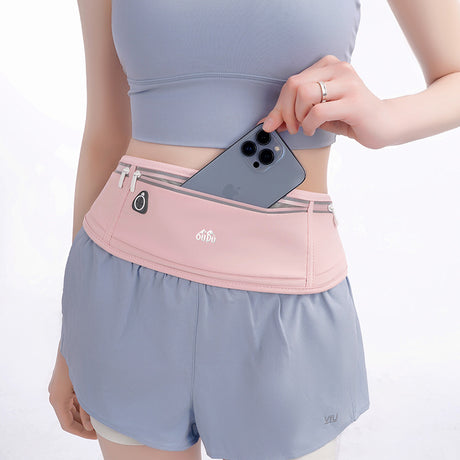 "Outdoor Sports Waist Pack, Large Capacity Waterproof Mobile Phone Pouch, Unisex Running Fitness Elastic Waist Bag" - V.I.P Digital Presence