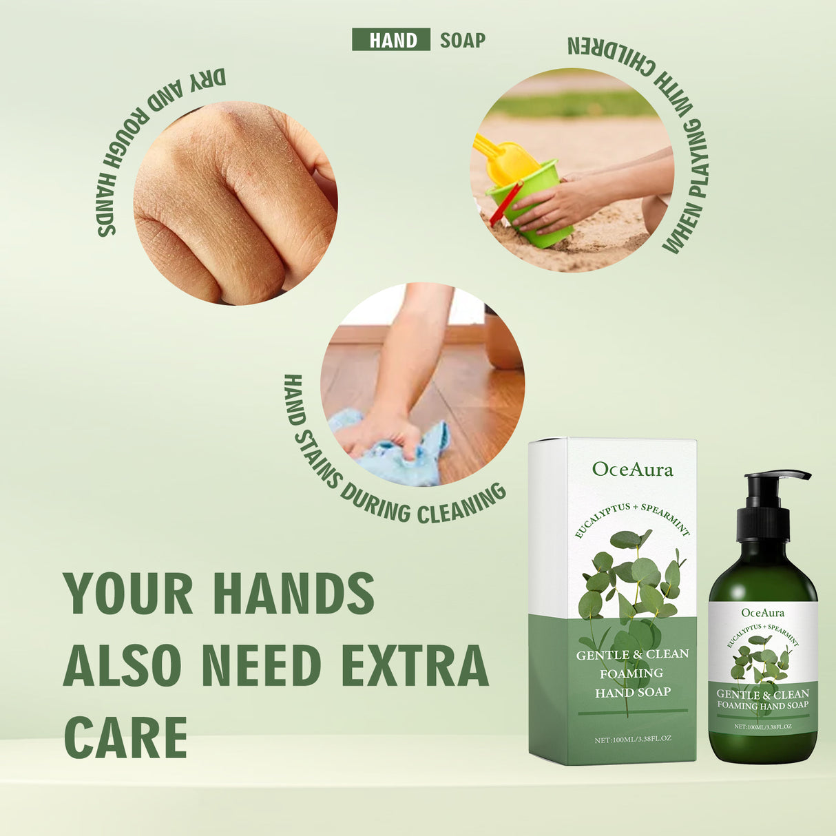 Gentle Clean Foaming Hand Soap, Gentle Cleansing Decontamination Moisturizing Skin Cleansing Skin - V.I.P Digital Presence