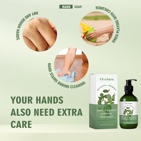 Gentle Clean Foaming Hand Soap, Gentle Cleansing Decontamination Moisturizing Skin Cleansing Skin - V.I.P Digital Presence