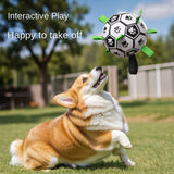 Dog Toy Ball for Teeth Cleaning and Durable Chewing Dog Soccer Ball for Outdoor Use - V.I.P Digital Presence