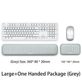 Reposamuñecas ergonómico para teclado y ratón, para oficina, para proteger y relajar la muñeca, con espuma viscoelástica, para ordenador y portátil