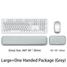 Reposamuñecas ergonómico para teclado y ratón, para oficina, para proteger y relajar la muñeca, con espuma viscoelástica, para ordenador y portátil