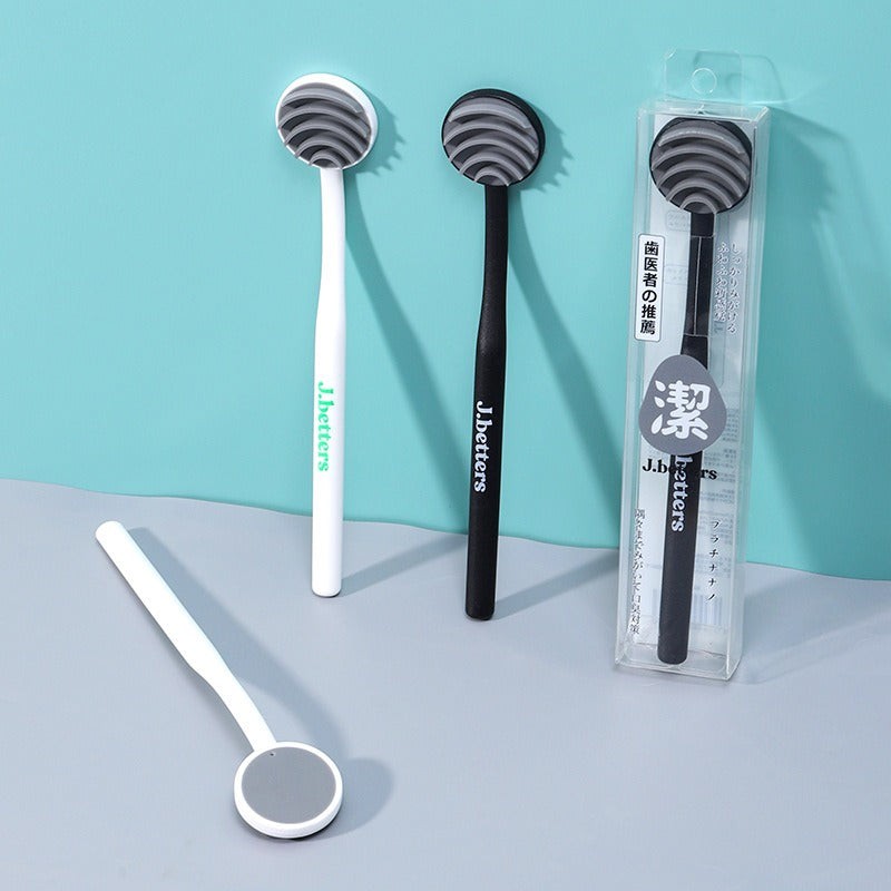 Tongue Cleaner Japanese Tongue Scraper Clean Tongue Bad Breath Scraping Tongue Board Tongue Brush - V.I.P Digital Presence